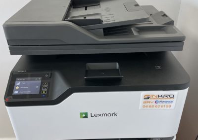Imprimante Lexmark en cours d'utilisation